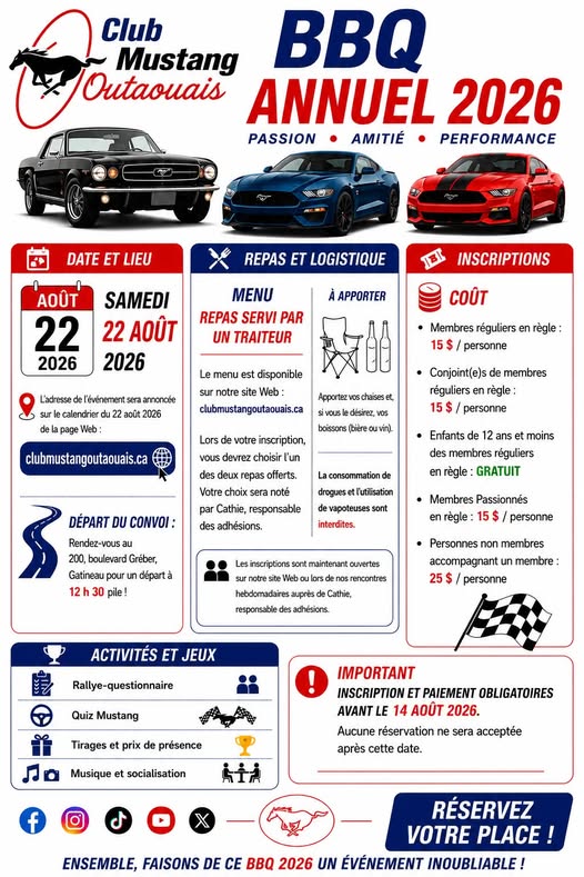 Samedi, 22 août, 2026